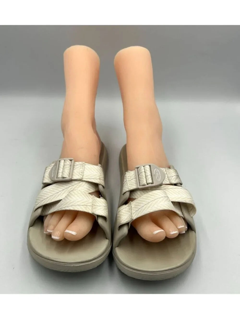 Chaco Women's Beige Chillos Slide Adjustable Straps Size 9 3360 - Picture 14 of 16